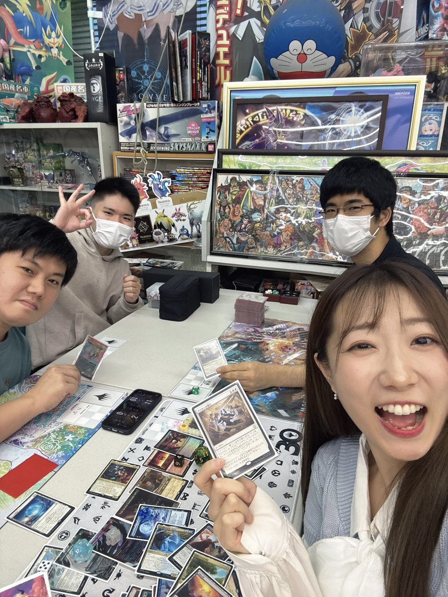 shiganaimtg's tweet photo. BOOKSながしまさんでの
コマンダーキャラバン、無事終了！
な、な、なんてあったかいお店なんだーーー！！

皆と甘口で遊んできました！白熱しすぎて一試合2時間経ってたのガチで気付かなかったww 皆で心底楽しめました😂石川さんの体験会も複数人受けてくれてて最高🥳🔥広がれ、MTGの輪──！！ https://t.co/udaw8oeVfB