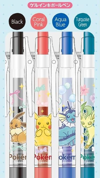 eievui_eevee's tweet photo. ショウワノート×PILOT 🗓️9月発売【PR】
📗ポケモン ジュース4色セット
ゲルインキボールペン 超極細0.38mm
イーブイ、ピカチュウ
シャワーズ、リーフィア
各ストア🛍️に入荷、販売開始  
https://t.co/WddPMryYmZ［楽天］
https://t.co/SJ0SkZiyx7［Amazon］ https://t.co/h0iDf4toBu