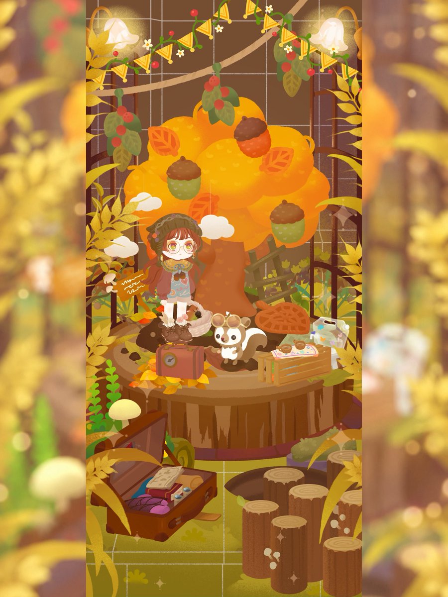 ear3j3's tweet photo. 𝗻𝗲𝘄ﾚｲｱｳﾄˊ˗

秋！ついに秋だ~!!🍁🍂

 #Livlyisland
 #リヴリーレイアウト  #リヴリー https://t.co/eQUt3C7HxO