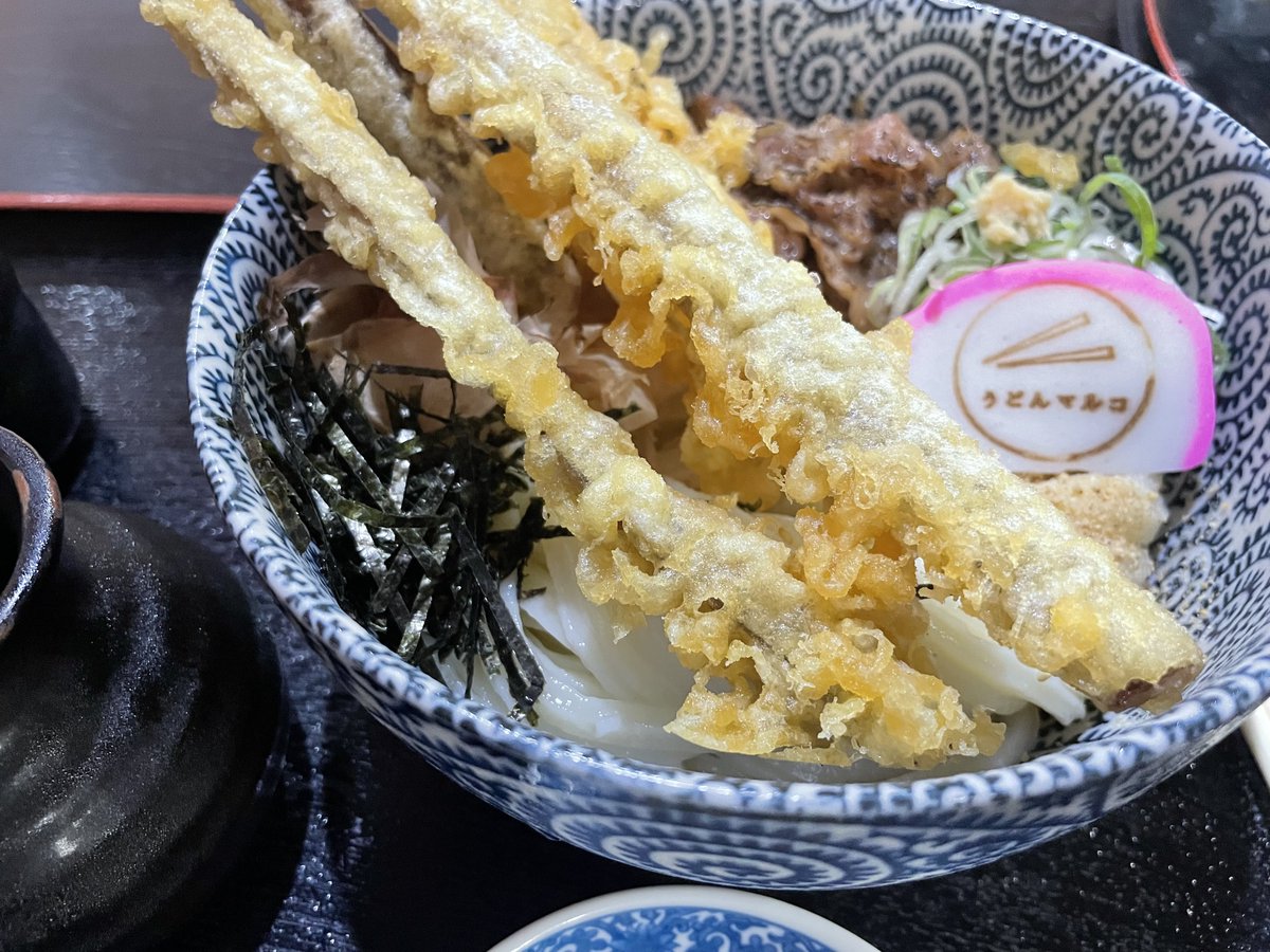 Kinakololin's tweet photo. ごぼ天肉うどん美味しかった〜❤️ https://t.co/B0M8cUlhGE