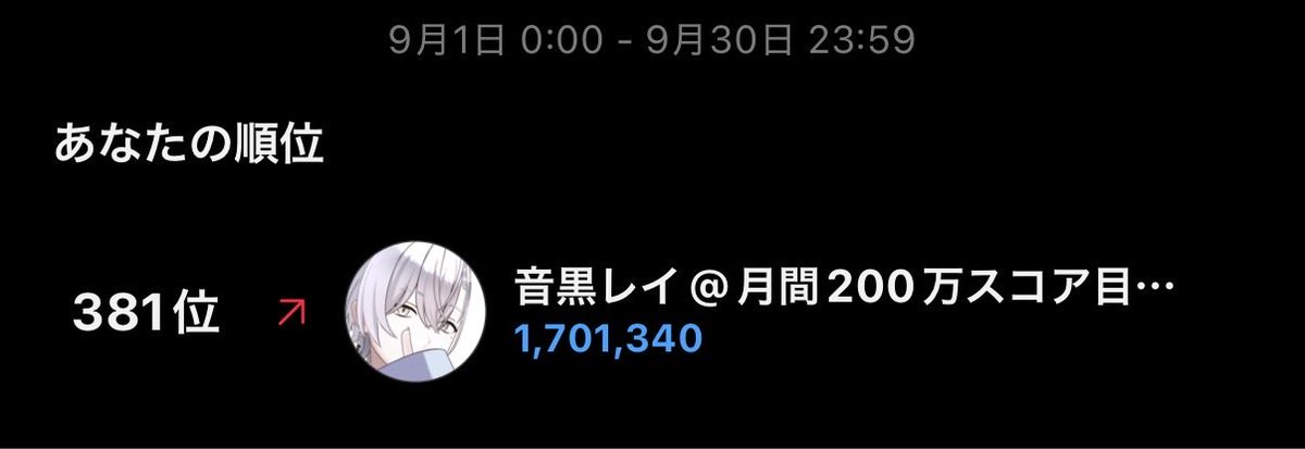 7rrmk6's tweet photo. みんなのおかげであと30万スコア‼️
明日から企画やるので月末まで頑張ります💪💪 https://t.co/m1jd7WrxPz