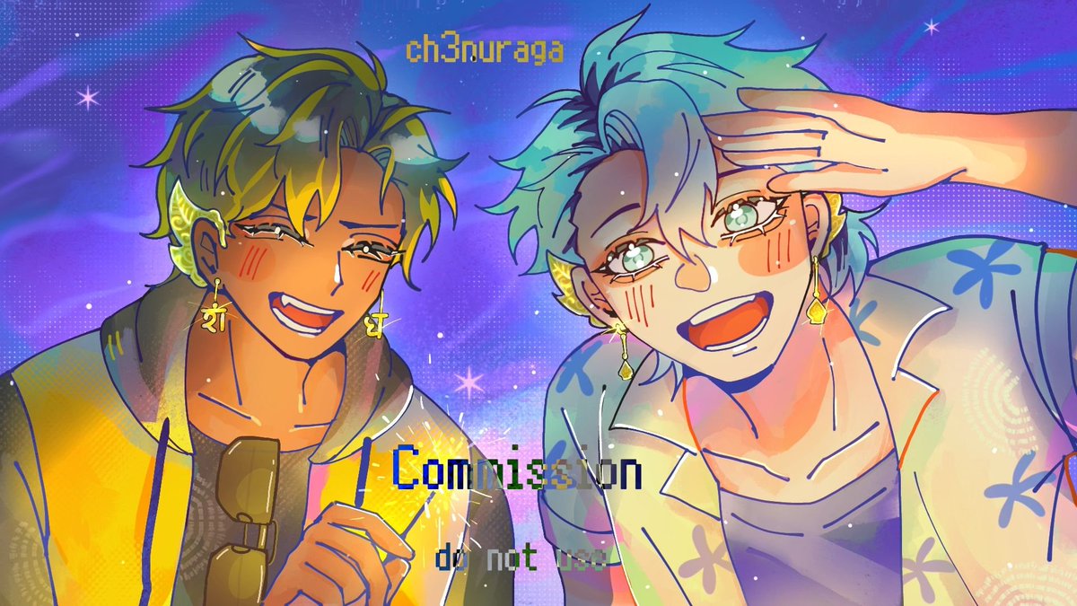 ch3nuraga's tweet photo. Commission result for @/yanyagida 💙 Thank you! 

#jiju_comms https://t.co/Hpynb9RzZF