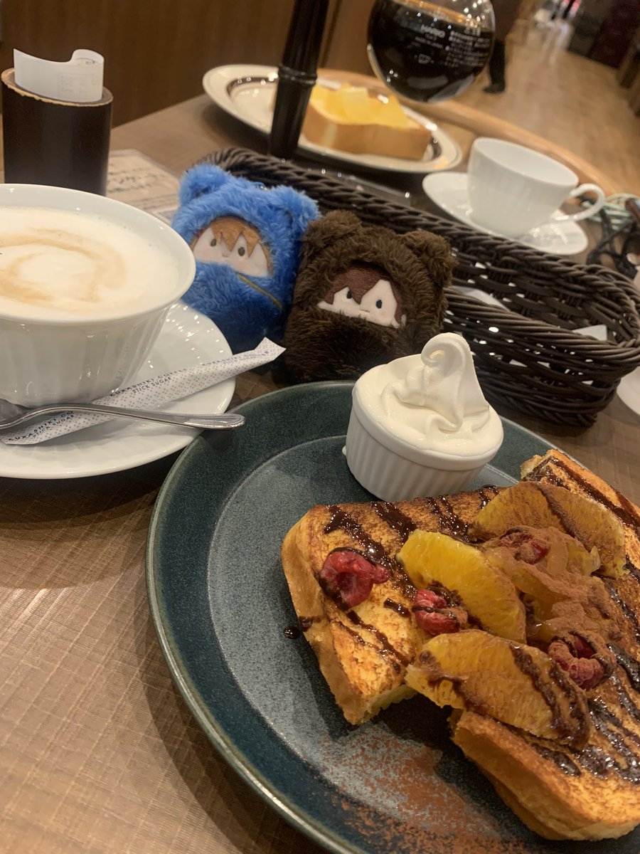 ge_shouma's tweet photo. そしてそこで食べた美味しいものたちとか😋今回は念願のｶﾄﾞﾘｮたぴちゃん連れてスイーツ巡りしてきたよ😊めっちゃ楽しかったあ✨✨ https://t.co/4qQtED1UJp