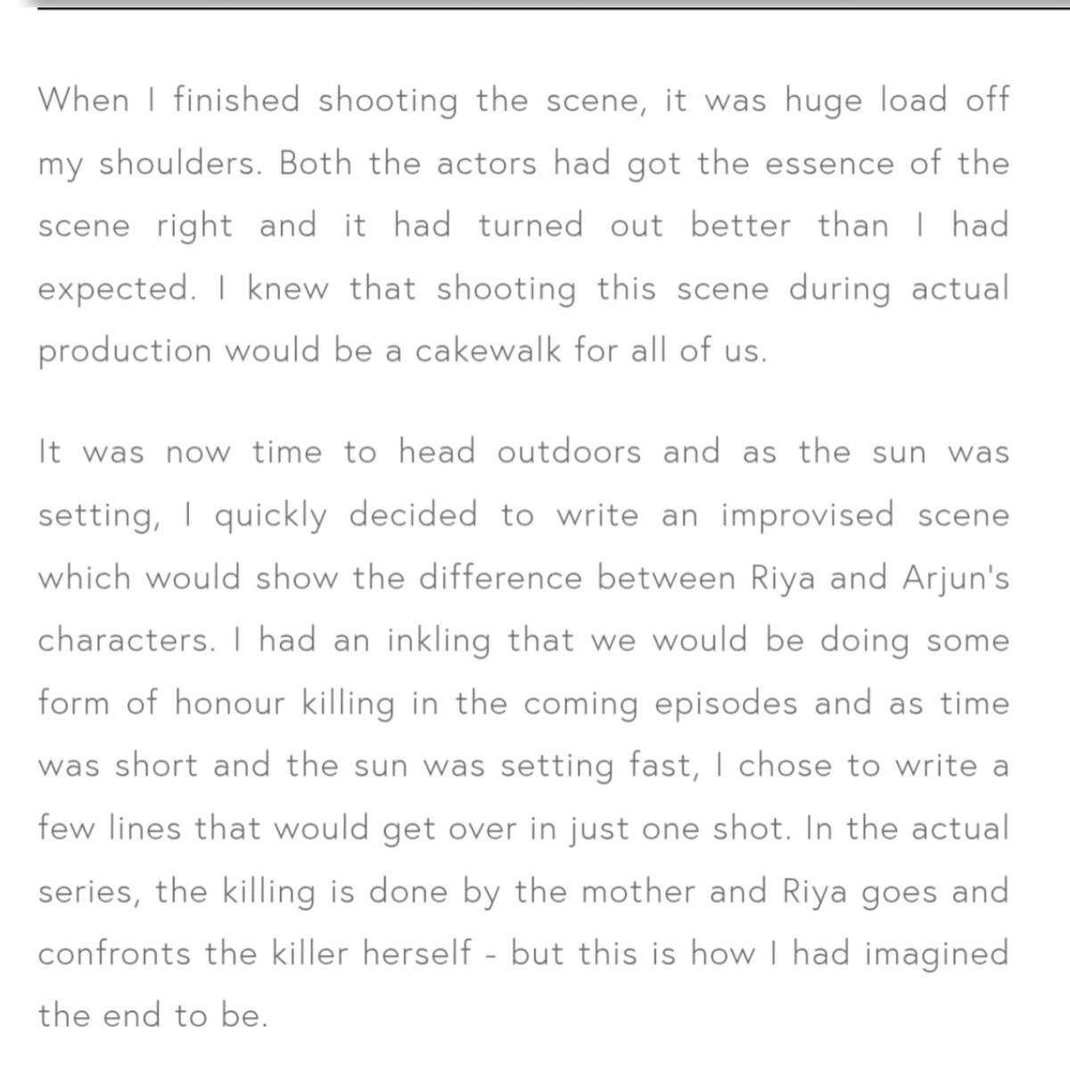 pyrhicaperture's tweet photo. In terms of layered lovestory in a Detective show #Ariya was one of a kind. Coz that's much their director was invested in it #Arjunrawte https://t.co/bnGI3bJqNM