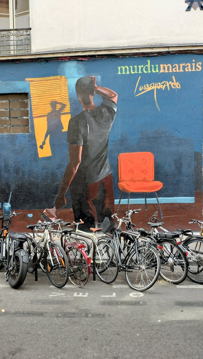 oungawa's tweet photo. #Murdumarais #Paris #huge #giant #amazing #nice #cute #magnific #beatifull #streetart #arturbain #urbanart #arteurbana #arteurbano #artedecalle #callero #callejero #muralart #muralpainting #wallart #wallpainting #spraypaint #graff #graffiti #enjoy #weekend https://t.co/RqRsA6frlc