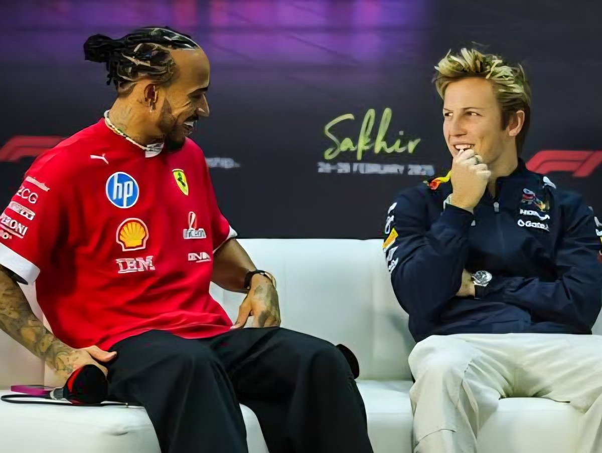 LH44Fanpage8's tweet photo. Lewis Hamilton was asked who second most stylish driver in Formula 1 and, for the only time in our interview, he is lost for words.

"Shoot,Probably a couple of the younger guys. Zhou. Liam. And the new kid, Kimi."

"Those guys are ... I mean, I say 'kids' compared to me," he says. "The other day I was in the press conference and I was like, 'Oh, I like your trousers.' I'm noticing they're becoming very outward thinking