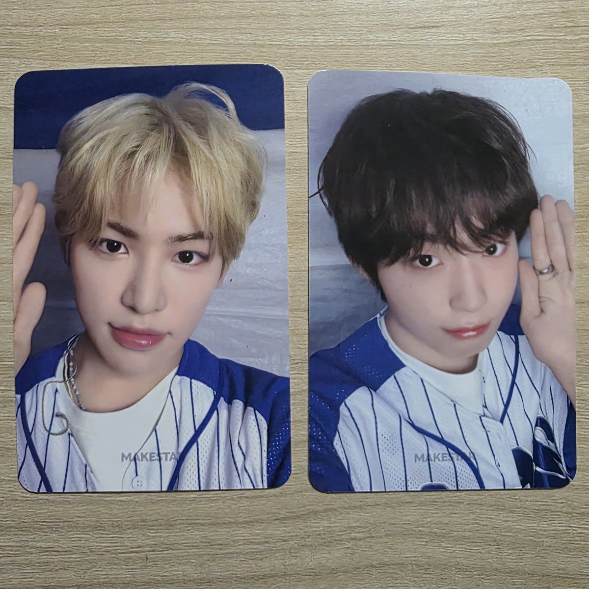 ssakbaguni's tweet photo. 킥플립 KickFlip 민제 MINJE 케이주 KEIJU 메이크스타 멬스 MAKESTAR 야구 유니폼 Baseball Uniform 양면 포카 미공포 poca photocard 양도 SELL

each 0.6
+ poca album 0.1
배송비 별도(shipping fee is seperate)
https://t.co/zKhIJNzS7J https://t.co/1Uq8fn0AvQ