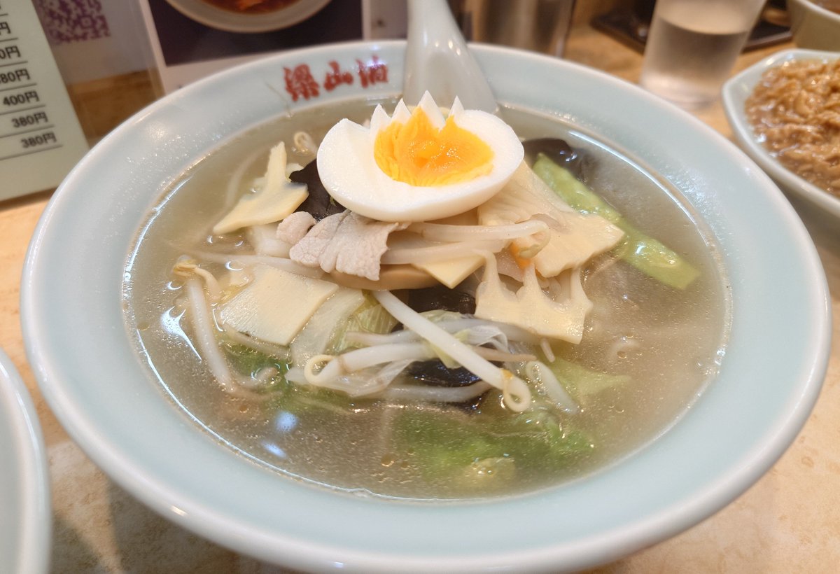 special_tasty's tweet photo. 最後に練馬の梁山泊

私は初めてでしたが、皆のおすすめの肉あんかけチャーハン、広東麺、塩タンメン、餃子を注文してシェアしながら食べました

水泳の後の身体に強めの塩気が染み渡りました

美味しかったです
ごちそうさまでした！

#中華
#梁山泊
#肉あんかけチャーハン https://t.co/dOxXZ8YTbr