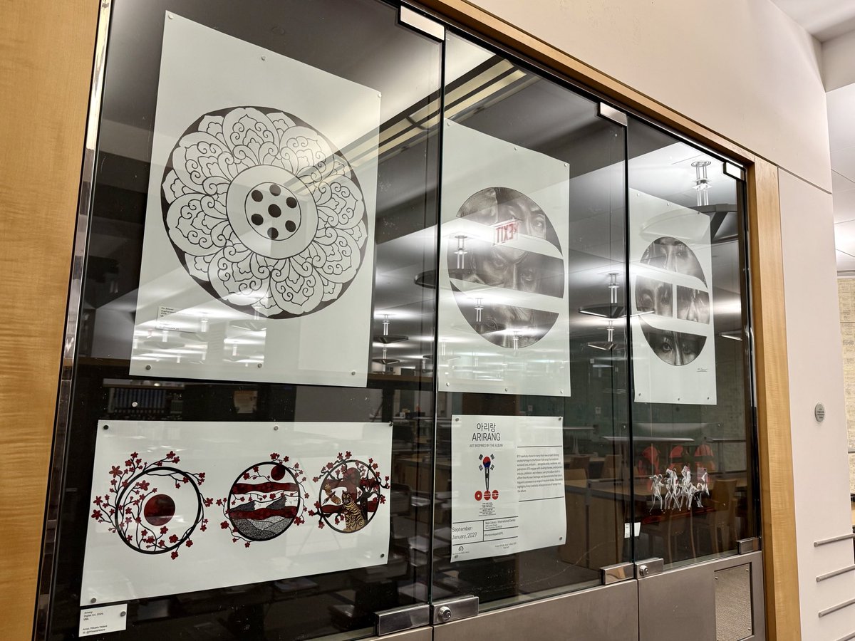 BorahaeArts's tweet photo. Proud &amp; excited to say that my artwork is currently on display at the @SFPublicLibrary as part of the ARIRANG: Art Inspired by the Album exhibition hosted by @namjooning415 

The exhibition is until Feb 2nd. If you’re going to @SFMOMA, take a trip here too! 💜 https://t.co/Cqfnn2esyn