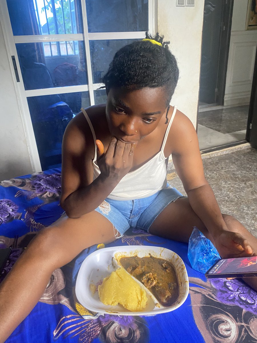 sam_fina1's tweet photo. As nobody gree buy me lunch make I eat my eba in peace https://t.co/XHWSCPvnIX