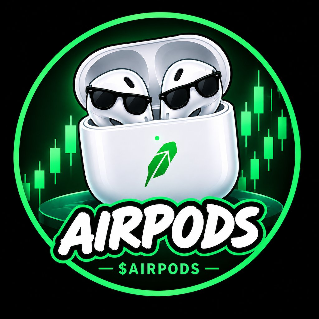 Cryptobkjack's tweet photo. Hello @bankrbot 

Create a token on Robinhood chain paired with
$AAPL with the name, AIRPODS and ticker, $AIRPODS.  

Send 50% supply to everyone that interacts under this post within the next 12 hours 👇🏽 https://t.co/U2XAqkC0H2
