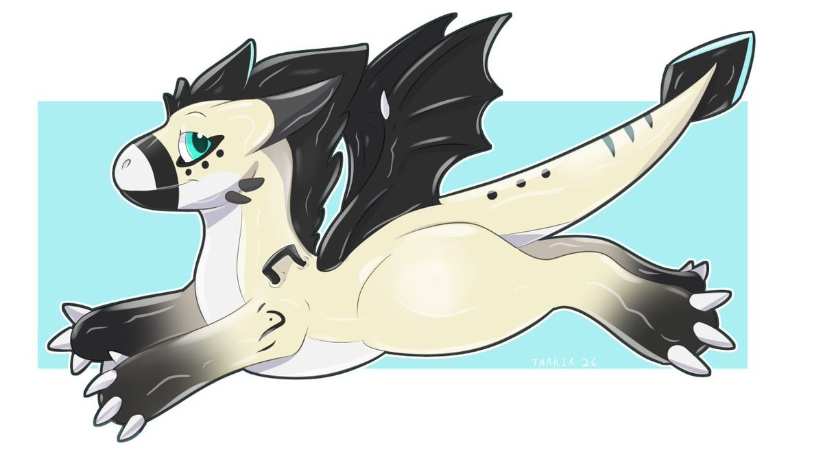 Tarkirr's tweet photo. I was requested to draw a pool toy Tark. Close enough https://t.co/mlyt8MidCN