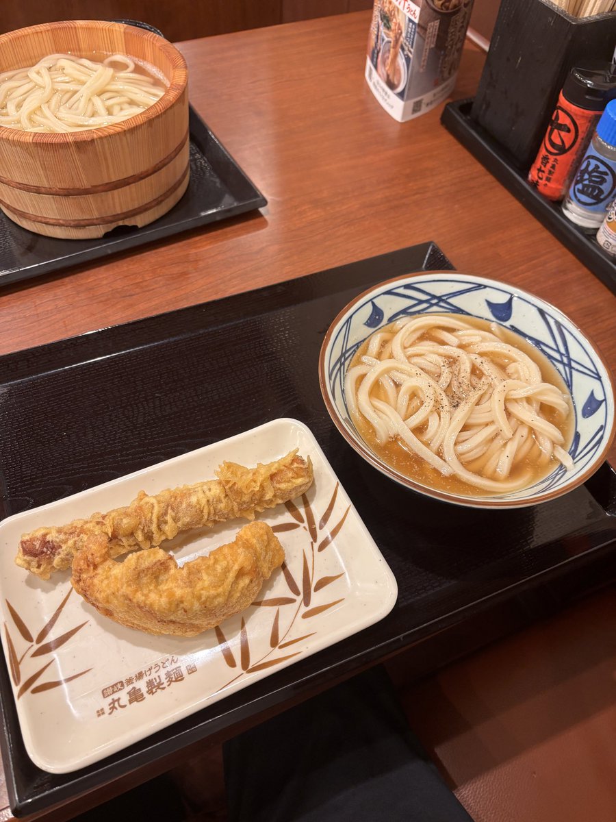 7se_ichi's tweet photo. 本日は #丸亀製麺 でした！
旨塩うどんとかいうのを食べました。
結構美味しいかった！ https://t.co/FcZ546Dmn7