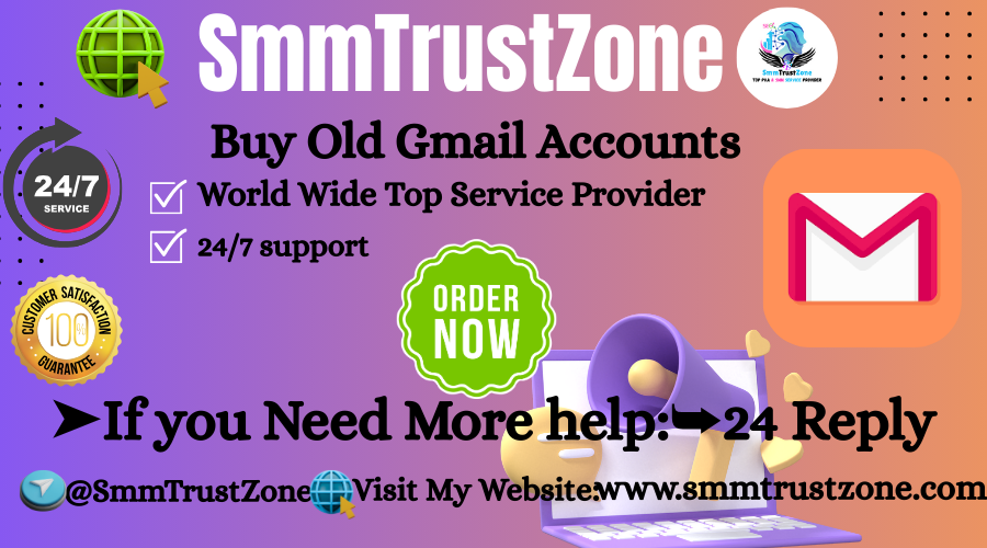 SmmTrustZone55's tweet photo. Buy PVA Old Gmail Accounts – Trusted Gmail Accounts for Business Use

➤For 24/7 Support Contact Us Now:
✅WhatsApp : +1 (586) 298-0913
✅Telegram : @smmtrustzone
✅Gmail : smmtrustzone@gmail.com https://t.co/kW1cYuzSuz