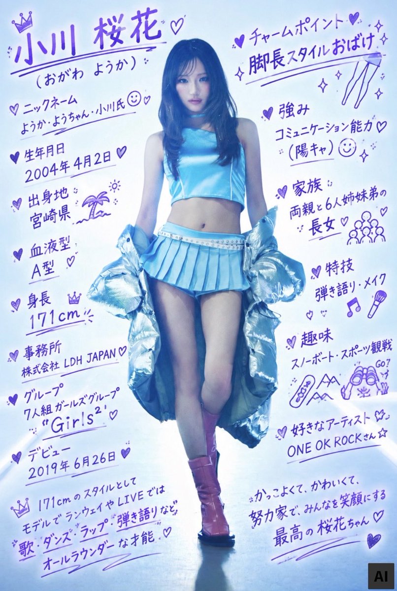 nekomimi_ldh's tweet photo. 小川桜花 様
ガルフレ了解です!!🫡(大変申し訳ありません
次回から記載する際は訂正させて頂きます!!🙇🏻‍♀️💦

ようちゃんもっと知って貰うぞ〜✊ ̖́-
𝐈𝐧𝐬𝐭𝐚𝐠𝐫𝐚𝐦▷▶▷https://t.co/JvvyOXVjtC

#小川桜花  #Girls2  #ガルアワ2026AW https://t.co/BkavvLxXey