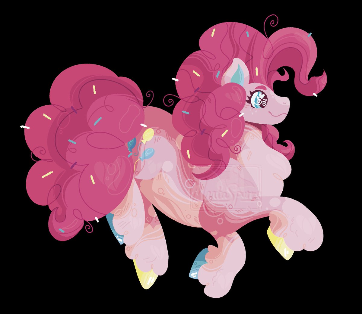 mantaspurrs's tweet photo. Who better to post on my birthday than the pink party pony herself, Pinkie Pie!!! She's got it covered, and y'all are invited to the jam. Literally. 🫶🏼

#mlp #pinkiepie https://t.co/qQV0tDAoPg