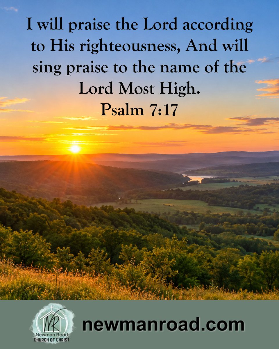 NewmanRdChurch's tweet photo. Visit us in Joplin, Missouri, or at our website https://t.co/lIPGNkUbch

#verseoftheday #christianity #ChurchOfChrist https://t.co/Y5qSR7FZ49