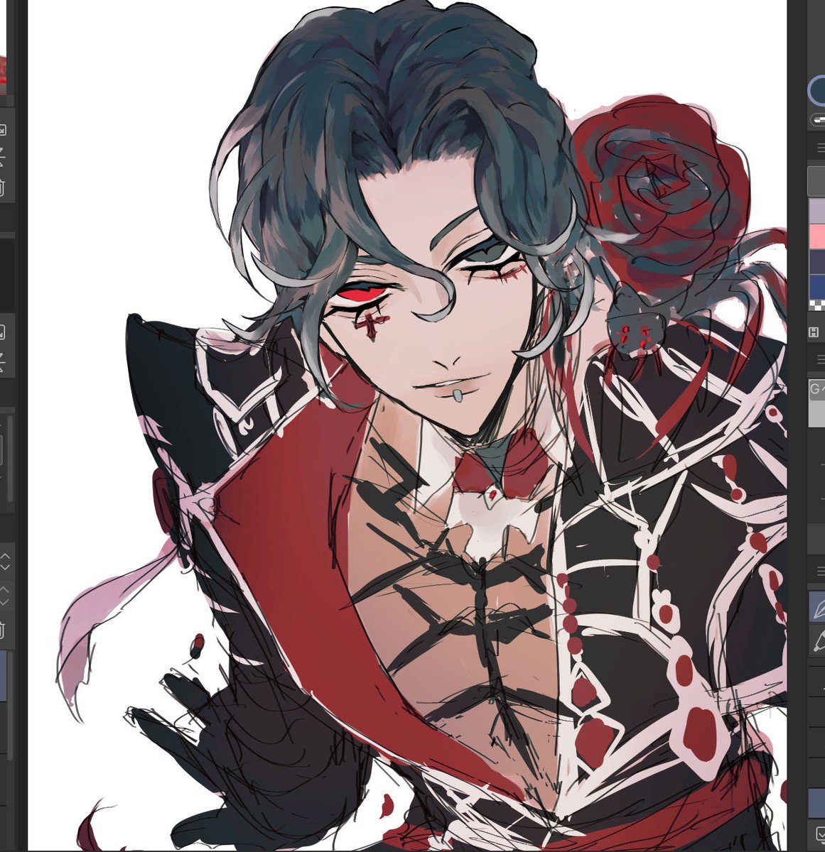Nozubon's tweet photo. 騎士wip https://t.co/Q4YGI2kFGd