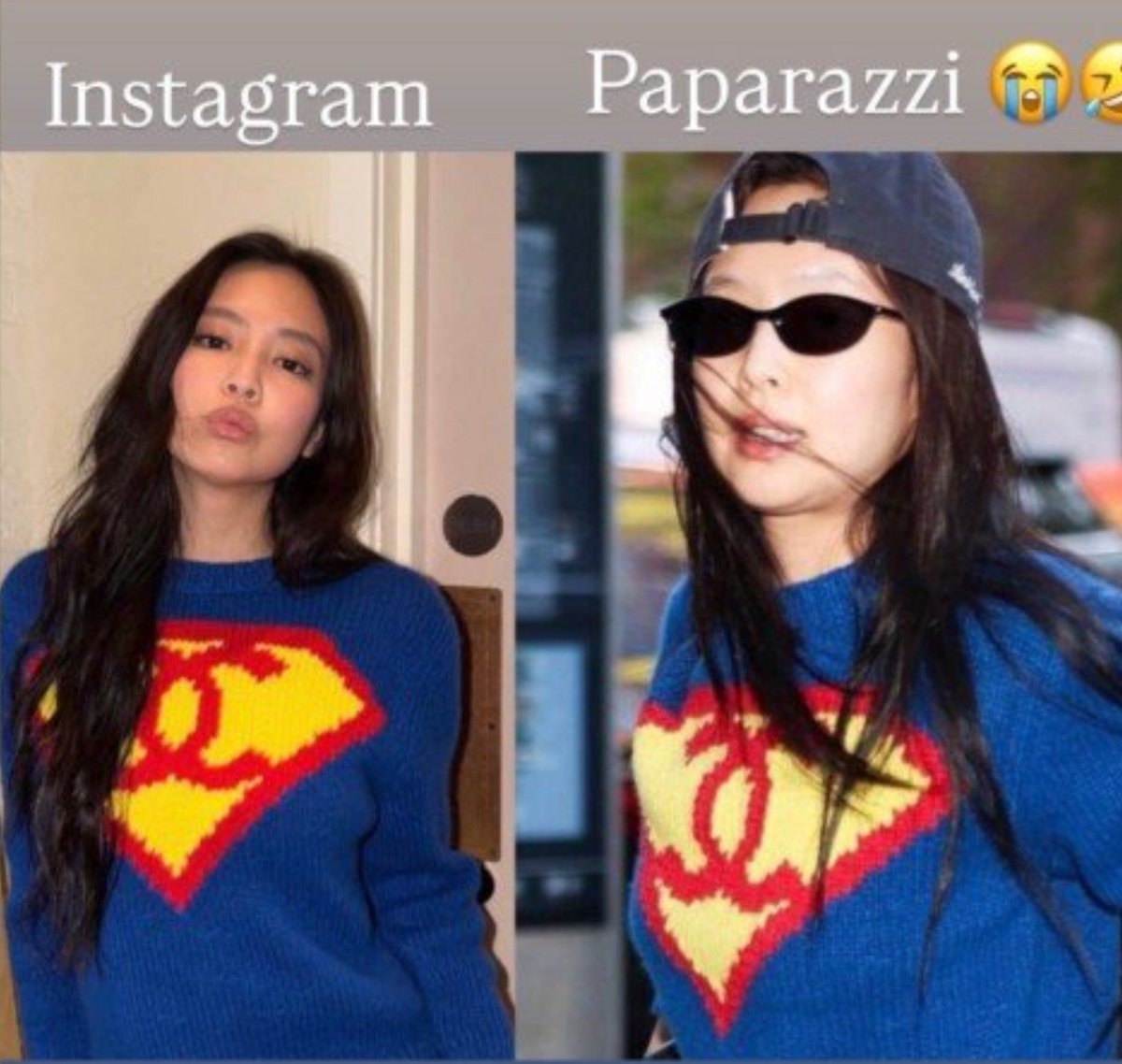 Abraxascard's tweet photo. Kendall mogged her
Jennie's team is coming to make you delete this pic of her cuz you didn't edit it https://t.co/C4S8BcOBM6