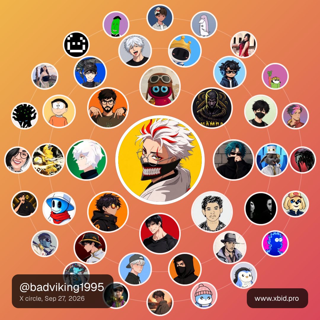 badviking1995's tweet photo. These are the faces of future billionaires 

If you cant see yourself here 
Sorry to say you will stay poor 

The only way to become rich is to join this circle 

Show me yours, X circle generator in first comment https://t.co/jOrtGZA2hD