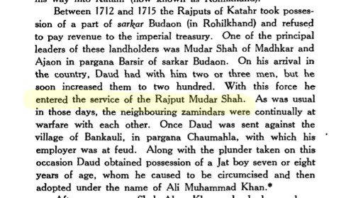 piyushsingaz's tweet photo. @Surplusfreedu Rohila nawabs ka founder daud khan to rajputs ka naukar tha https://t.co/xUYlMB0msZ