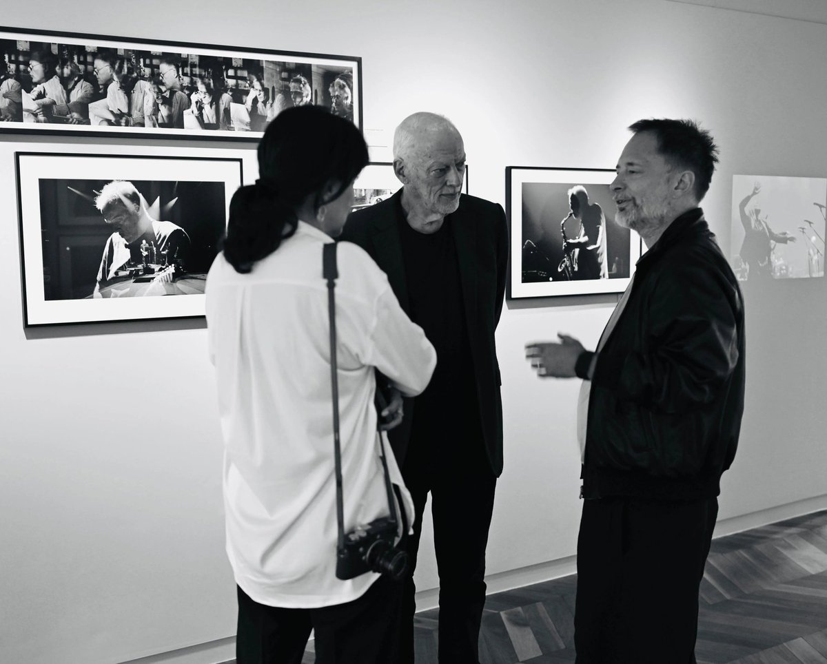 mongrelrat's tweet photo. Thom-Thom and David Gilmour in Amsterdam... <3 by Gavin Elder 📸 https://t.co/9mwpZQmmXP