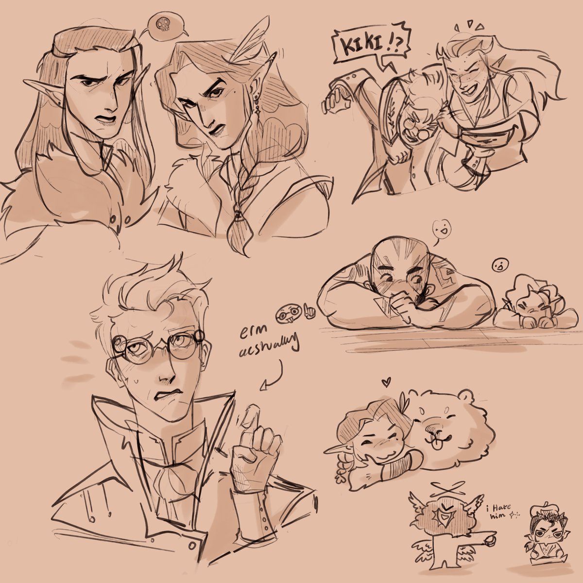 Graakky's tweet photo. VOX MACHINE DOODLES #tlovm #criticalrole #voxmachina https://t.co/cSE3Mz6BQc