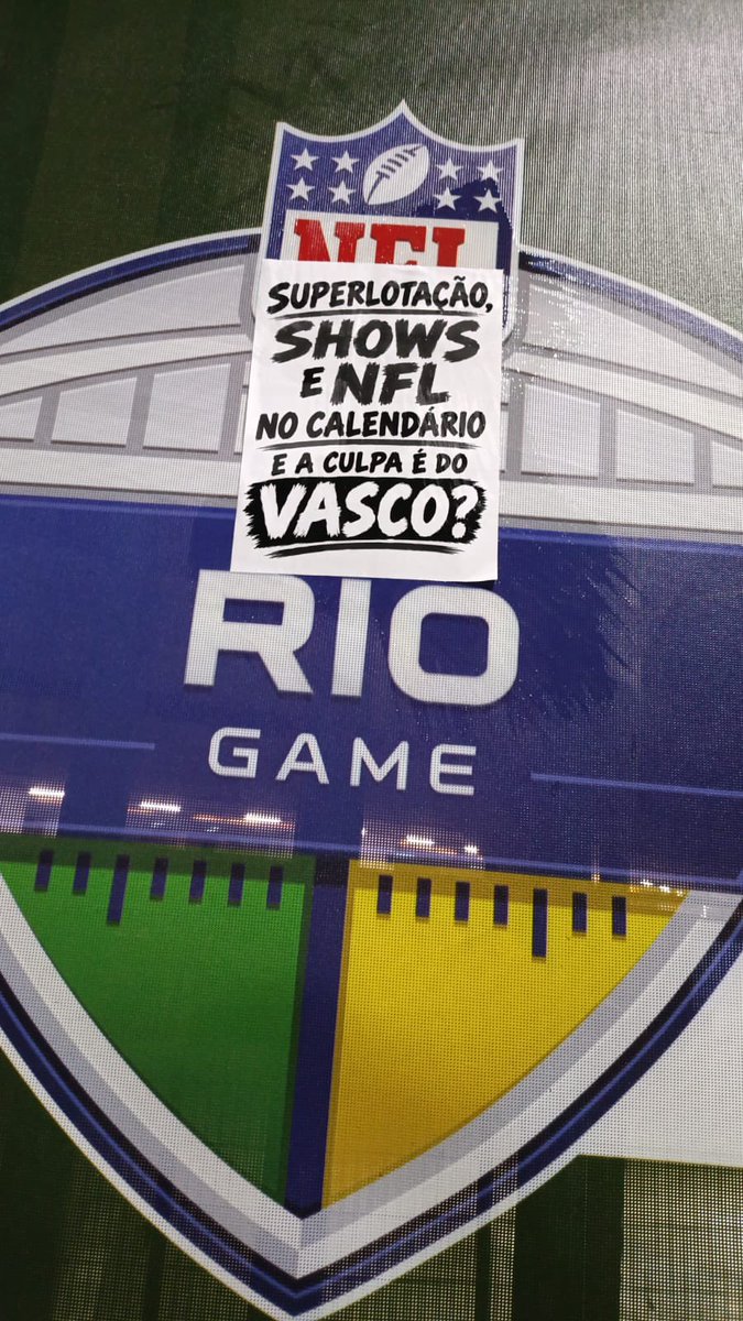 vasconomaraca's tweet photo. Superlotação ✅
Shows ✅
NFL ✅

E a culpa ainda é do Vasco?

#VascoNoMaraca https://t.co/yTYCntCxi0