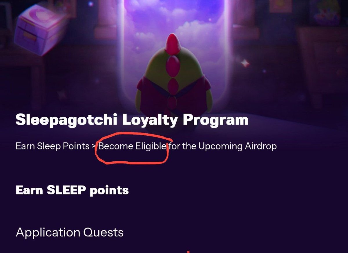 CryptoKopakupi's tweet photo. Another Verifed $20 to $50 Free money opportunity 

Another zero dollar airdrop for the poor like me 🫶🏻

@sleepagotchi will be taking their airdrop snapshots  very soon ,  I heard they raised over $7m and will airdrop significant amount of the supply to me and you 🔥😜

How to join : 

1. Go to :https://t.co/o1Lz8lja16
2. Connect( solflare, phantom ) 
3. Download Sleepgotchi App 
4.Connect same email
5.Complete daily task Every Day

   Now smile if you have done it 

Solana Backed Project TGE Soon Don't miss This opportunity 🤑

Do your own research 

Source : @sleepagotchi

#Sleepagotchi #CHI #SolanaAirdrop #SleepToEarn