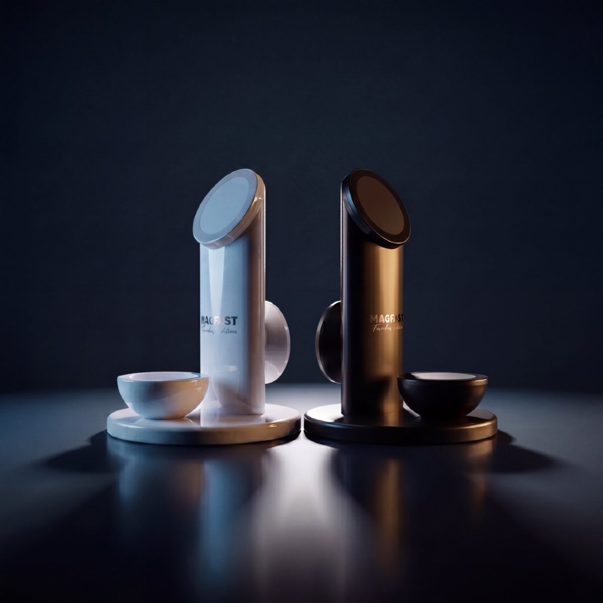 getMAGFAST's tweet photo. Twice the style. Twice the power. ⚡

Air Pro.

Which one belongs on your desk?
🤍 or 🖤 https://t.co/Wc8rW4h8UE