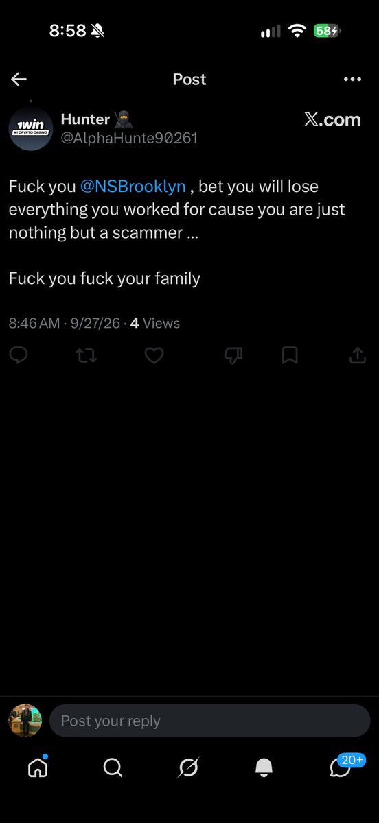 NSBrooklyn's tweet photo. $25 giveaway

Everyone don’t pick @navic01gabino for giveaways; he is using alts and spreading nonsense about me because he tried to get over on me and it didn’t work. This is his alt account, you can see his Metawin username that’s it’s the same person. 

RT + Tag2 https://t.co/XDHxAXRTS1
