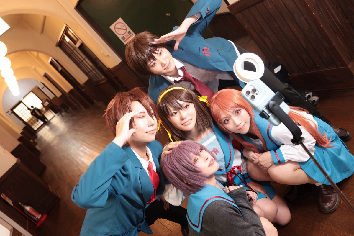hamuhaaaaa's tweet photo. ⚠️cosplay コスプレ

☆⋆｡𖦹°‧★🛸.𖥔 ݁ 🪐˖.𖥔 ݁ ˖

涼宮ハルヒの憂鬱

「ただの人間には興味ありません。」

☆⋆｡𖦹°‧★🛸.𖥔 ݁ 🪐˖.𖥔 ݁ ˖

🆘団楽しかったです♡
キョンの隣でヒロイン顔してる長門添えとく

 #コスメルin旧二葉小学校 https://t.co/QEkX5v1ySr