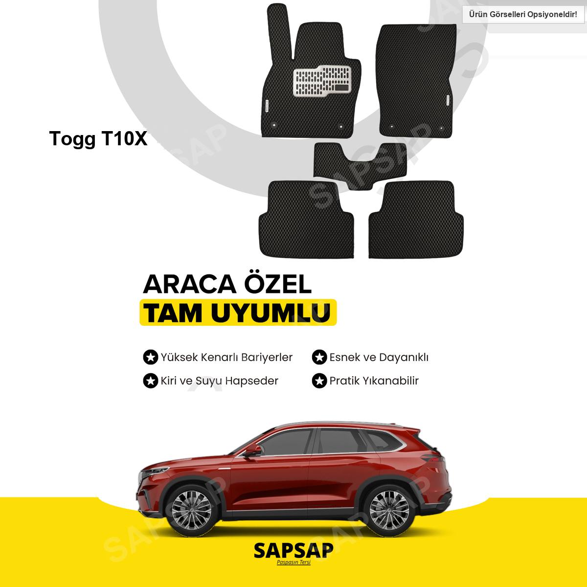 olsonharold2538's tweet photo. Custom-molded, tray-style floor mats for the Togg T10 X are here! Precisely cut Sapsap mats protect your interior from dirt and moisture, keeping it clean like day one. Free shipping across Türkiye. DM us for details and fast ordering. https://t.co/GtZeyylAku
