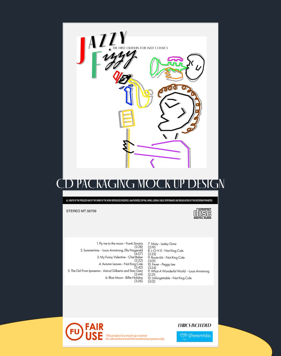ctsbtrm_tokeng's tweet photo. Let's go jazzy mock up again, and it's my personally educational project only.

#mockupdesign #artdirection #graphicdesign #packagingdesign #jazz https://t.co/QUA7OpPJR6