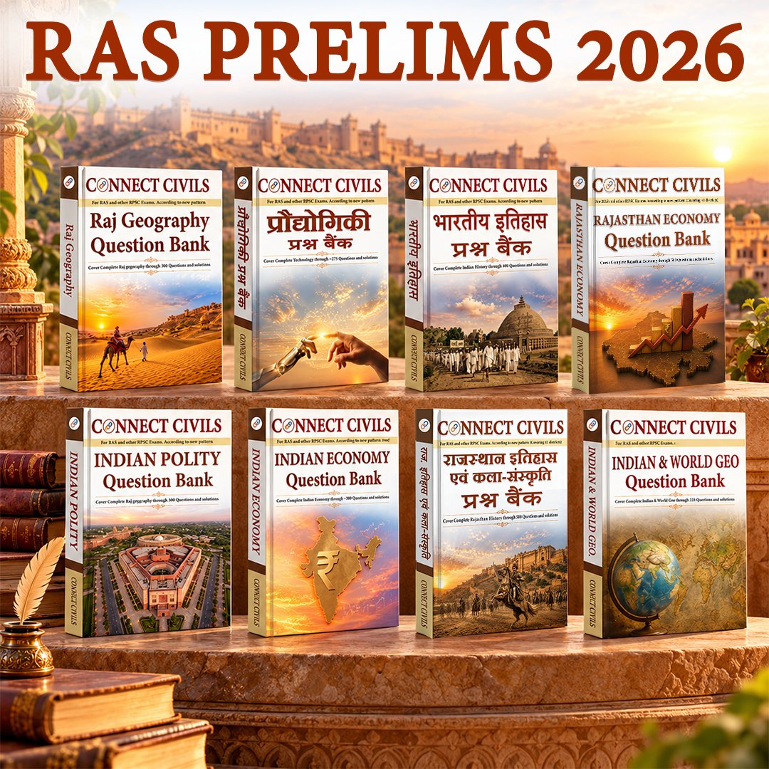rajras16's tweet photo. RAS 2026 Prelims Question bank - Click here to Buy Now