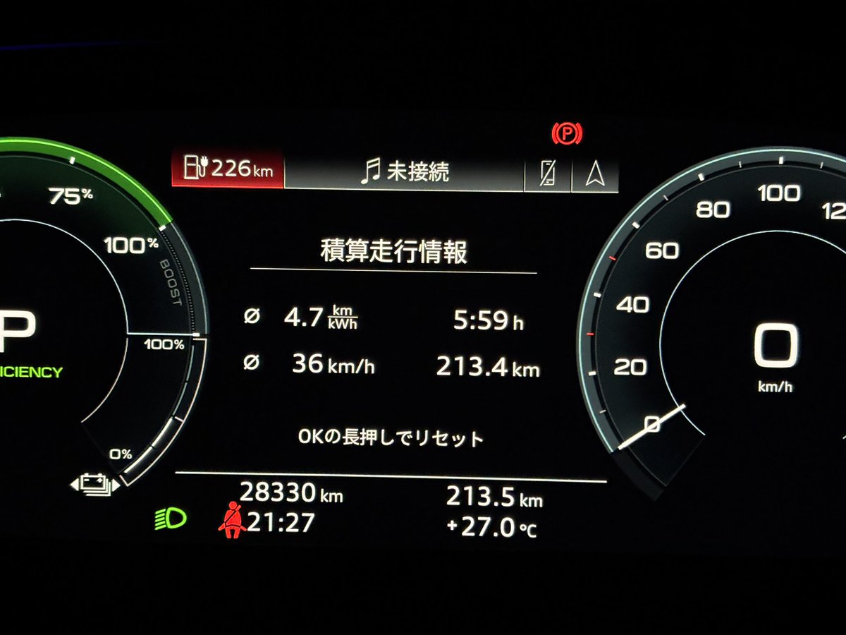 cnsm0809's tweet photo. e-tron Sportback購入から明日で1年、約11,700km走ったみたい
今日で充電無料期間終わりなので悲しい😭
28,116km→39,790km https://t.co/wziD2x9gJE
