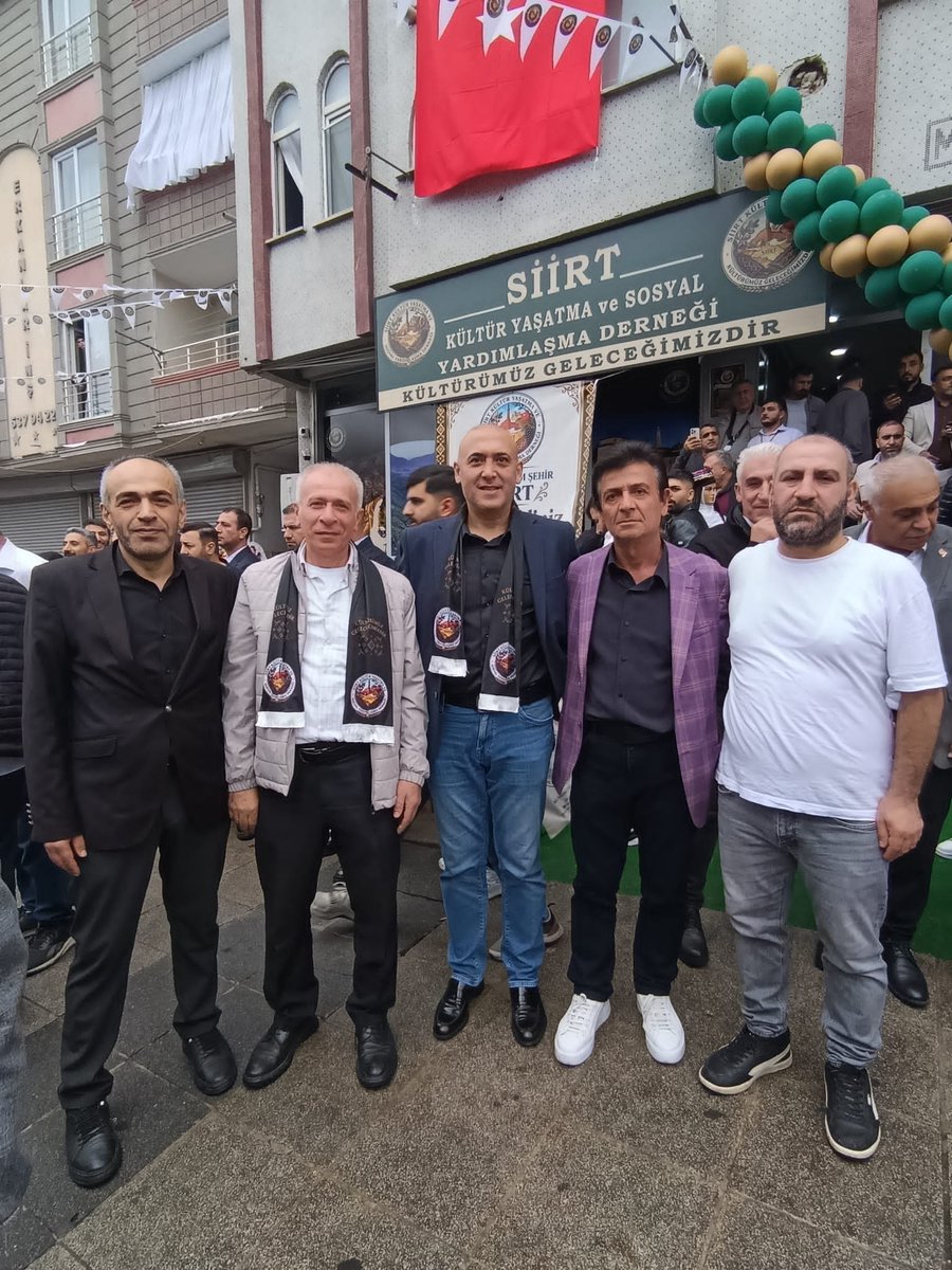 MHP_GOP's tweet photo. 📍 Siirt Kültür Yaşatma ve Sosyal Yardımlaşma Derneği’nin açılış programına, İlçe Başkanlığımız adına ilçe teşkilatımız ve ilçe yöneticilerimiz katılım sağlayarak, İlçe Başkanımız Sn. Ahmet Özen’in selamlarını ilettiler.

Nazik davetleri ve misafirperverlikleri için dernek yönetimine teşekkür ediyor, hayırlı ve bereketli çalışmalar diliyoruz.

Kültürümüz, birlik ve beraberliğimiz geleceğimizdir.