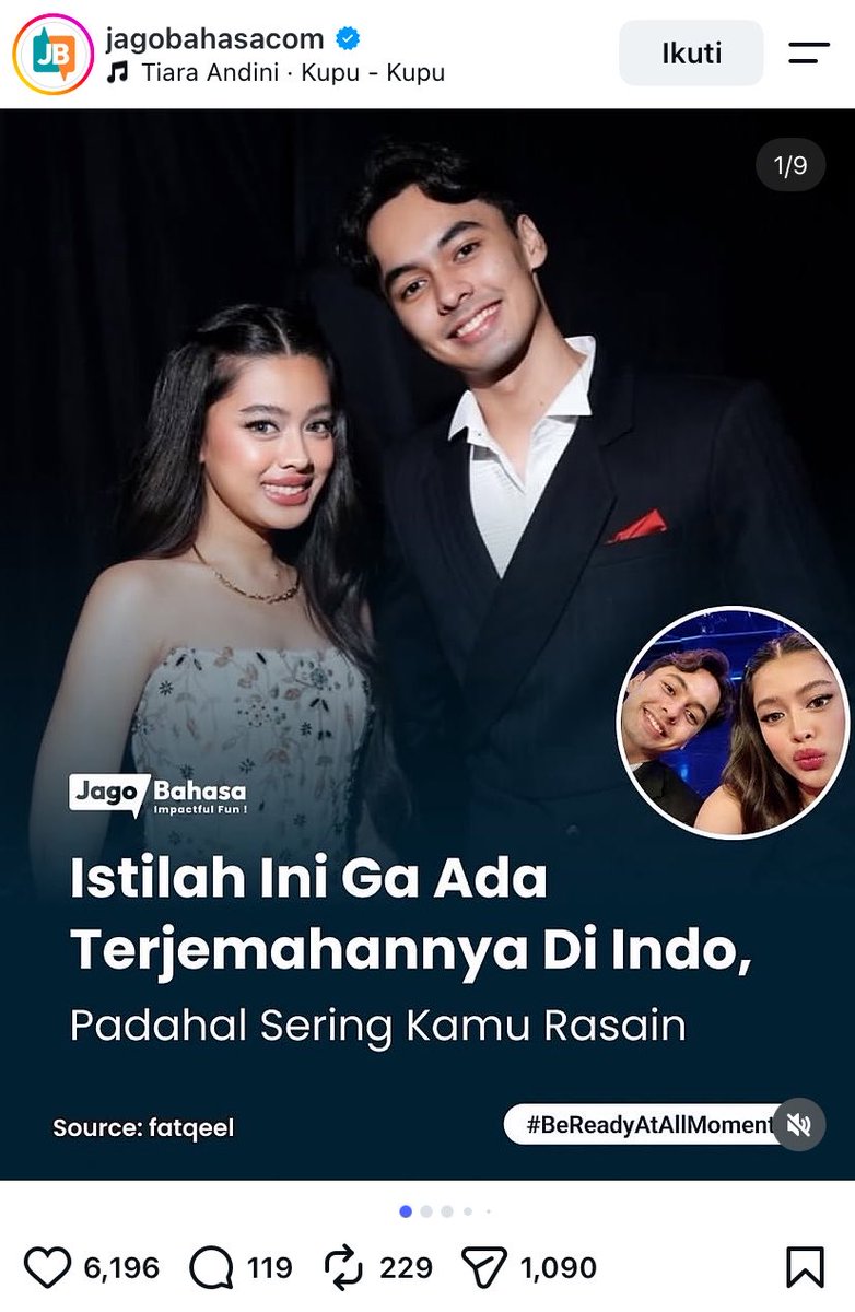 17kadins's tweet photo. Bayangin, even di akun begini aja cover nya pake Fatqeel. 

Arti nya apa? Ya impact mereka di sosmed sebesar itu. 

Bahkan interaksi mereka cuma gitu aja, duduk sebelahan, ngobrol. Tanpa ada statement yg ngevalidasi apapun. 

Ya wajar klo yg ga suka makin kepanasan✌️ https://t.co/GvT2k83PWa