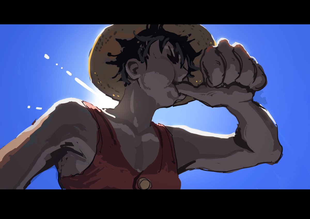y11mzvl's tweet photo. Gear 3 luffy color sketch https://t.co/1w3X6qptMv