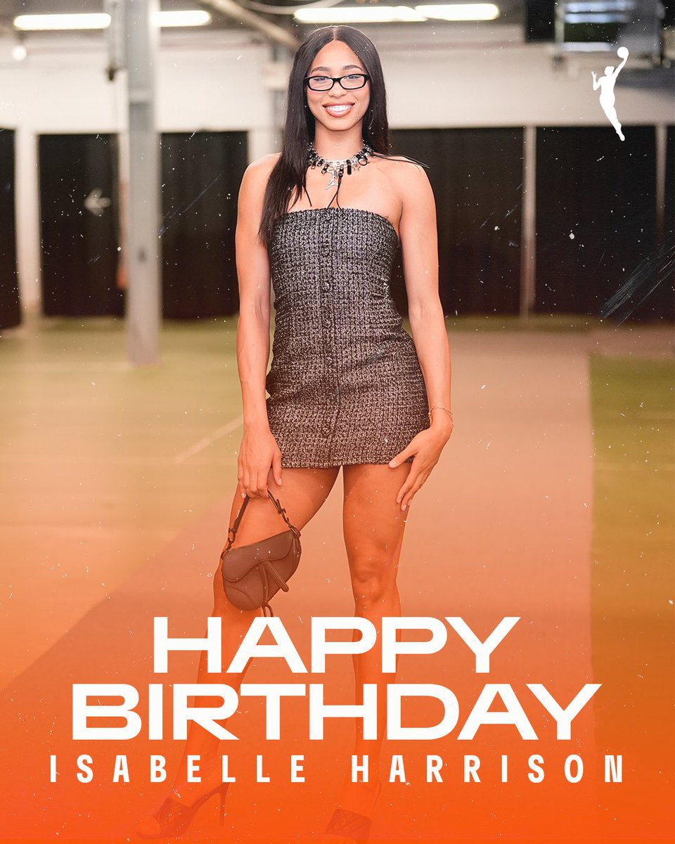 WNBA's tweet photo. Join us in wishing a Happy Birthday to Isabelle Harrison! 🎉

#WNBABday https://t.co/cWcjBm44Vd