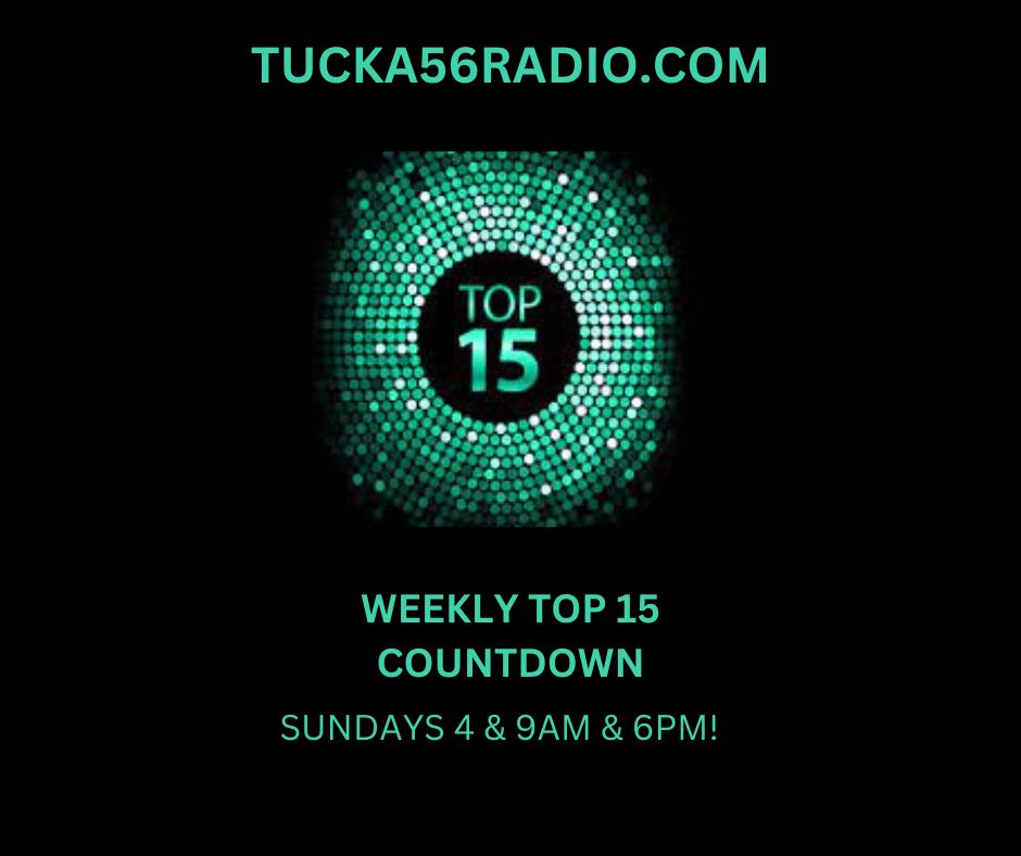 RadioTucka56's tweet photo. 🔥 Countdown's on! 🎶 Hear the WEEKLY TOP 15 at 4AM, 9AM &amp; 6PM — who claims #1 this week? 🏆 Crank it up and discover! 📻 Listen: Get Me Radio https://t.co/zMNUzhyhIa | Live365 https://t.co/VhKNP2y5fo #TUCKA56RADIO #Top15 https://t.co/xWJEShhhwE