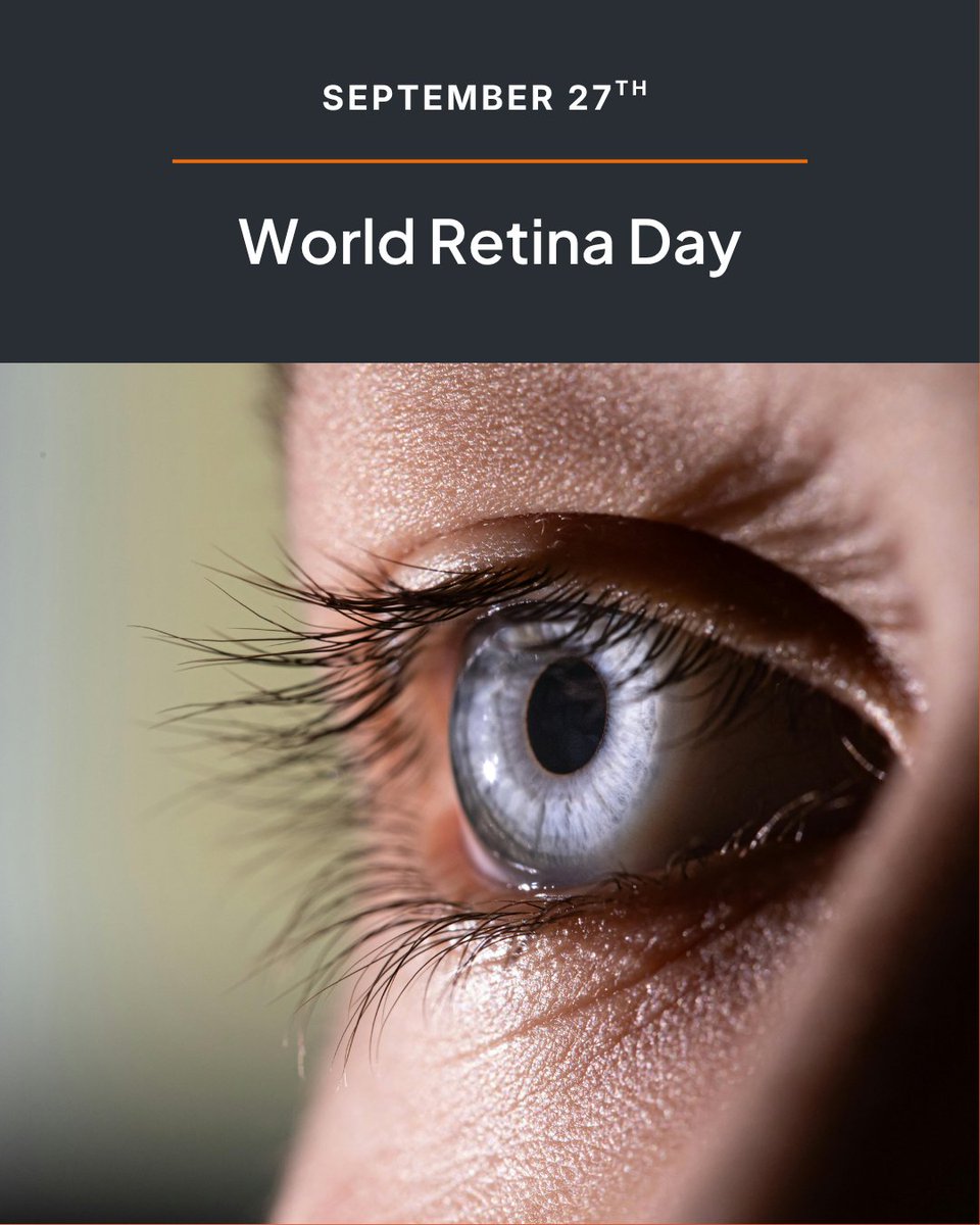 KC_retina's tweet photo. This World Retina Day, we’re recognizing the role the retina plays in vision and the impact retinal diseases can have on patients and their families. Today is an opportunity to recognize those affected by retinal diseases and the importance of retinal health.

#worldretinaday https://t.co/xb0W31f9v4