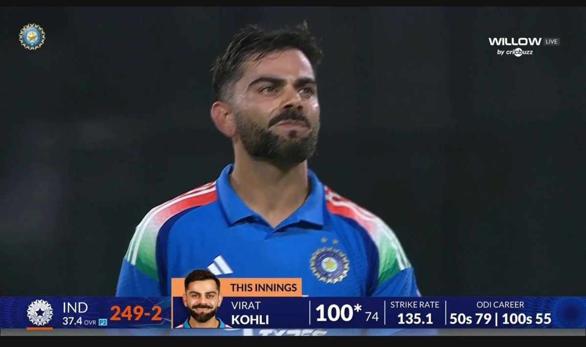 RayyanSageer's tweet photo. 100 for king kohli yipee 👑👑
#virat #viratkohli https://t.co/PCpFUjyWI7