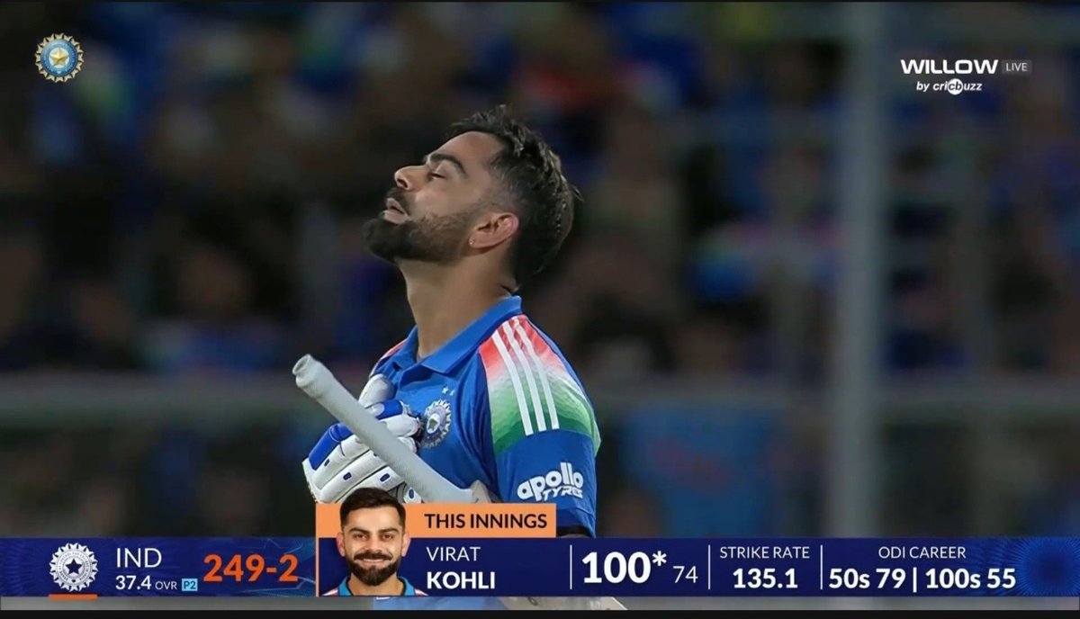 RayyanSageer's tweet photo. 100 for king kohli yipee 👑👑
#virat #viratkohli https://t.co/PCpFUjyWI7