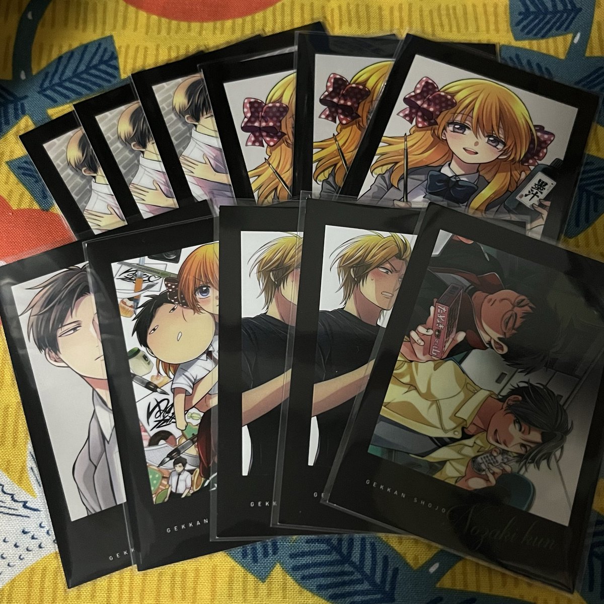 shumyo_'s tweet photo. 【交換】月刊少女野崎くん10周年記念ショップ
トレーディングミニフォトカード

譲 画像1〜2枚目
求 3枚目 ⭐️>>⭕️

お手渡しであれば
平日都内希望（池袋であると有難い）です

お気軽にお声掛けください
宜しくお願い致します🙇‍♂️ https://t.co/3nvU30hLAY