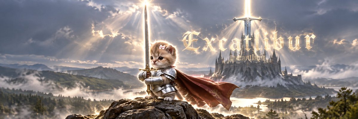 Excatlibur's tweet photo. Excatlibur is going super viral

Its a cat in armor with a sword

Countless big accounts are tweeting this Cat and it will slay every cat coin in its way to become the #1 Cat coin on chain

X search: https://t.co/1cOdwTBFj4

CA:6Fzn6PtAiVFvweUibxAiqQrofo138k9YZtJ1HK9EVShp https://t.co/UuA7mQE05L