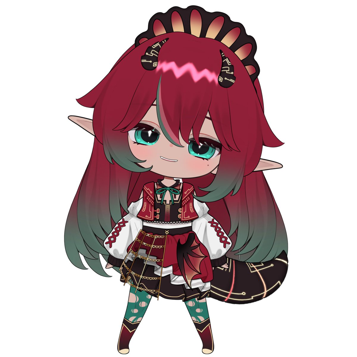 VividyanVT's tweet photo. ✨ MODEL 2.0 REVEAL! ✨

Upgraded my look using the customisable chibi model by @Misu_PurpleNeko! 💖

What do you think of the new design? Let me know your favourite detail below! 👇

#VTuber #ENVTuber #VTuberUprising #ChibiVTuber https://t.co/m8q4FNKnl8