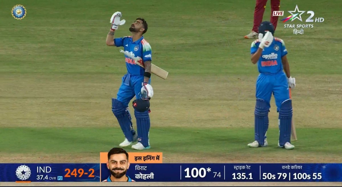 SohelVkf's tweet photo. - Completed Half Century with a 6
- Completed Century with a 6

MASS @imVkohli 😭🔥 https://t.co/1piQee98EB