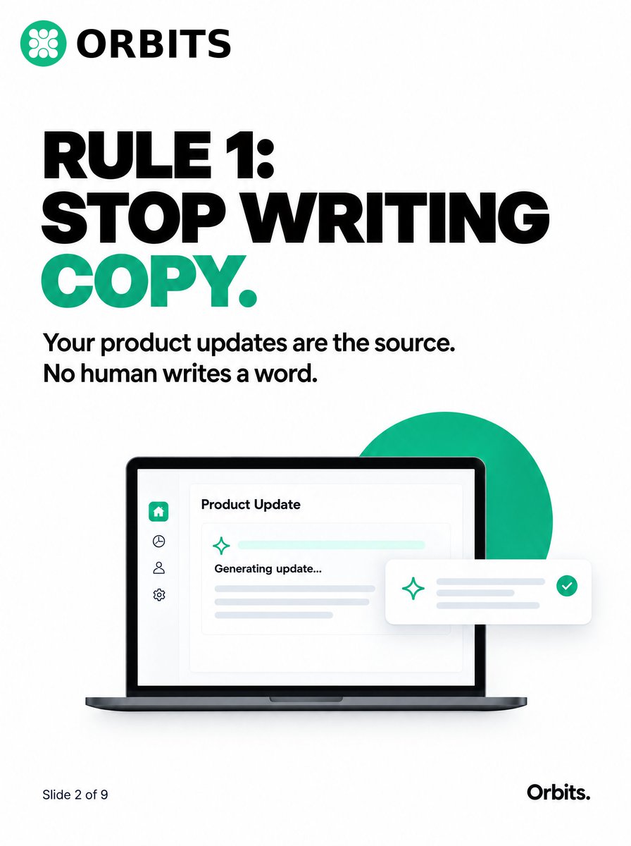 Orbits_startups's tweet photo. Comment "GROWTH" for the link 👇

You shipped a feature. Crickets.
The average solo founder wastes hours crafting posts for X, Reddit, FB, IG, Threads. Most don't track real signups from it. https://t.co/9G9BOR59HF