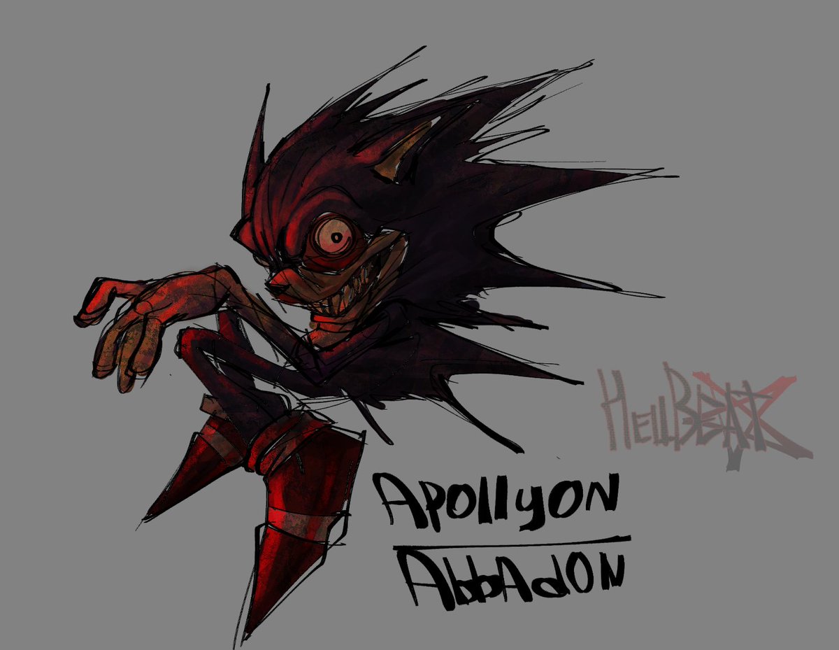 Bugai2007's tweet photo. finished apollyon ref
#sonicexe #SufferingIsFine https://t.co/3Nf7ixKYiY